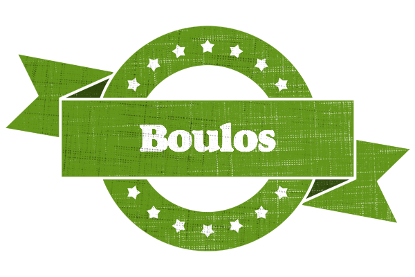Boulos natural logo