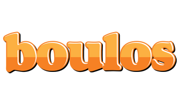 Boulos orange logo