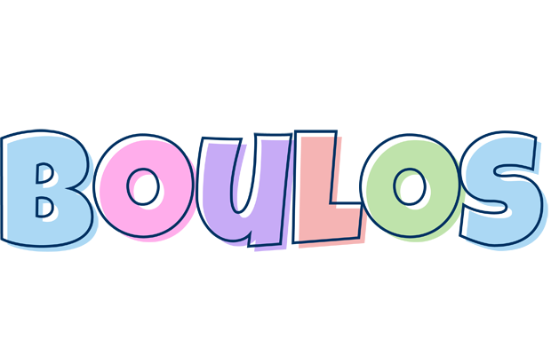 Boulos pastel logo