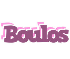 Boulos relaxing logo