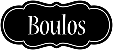 Boulos welcome logo