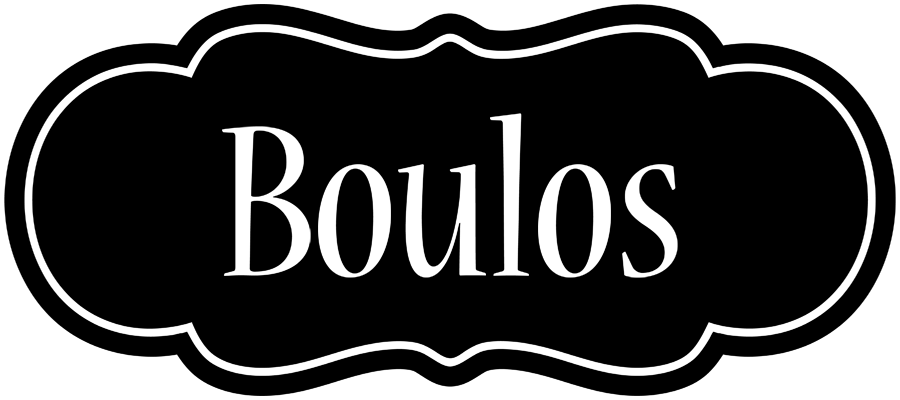 Boulos welcome logo