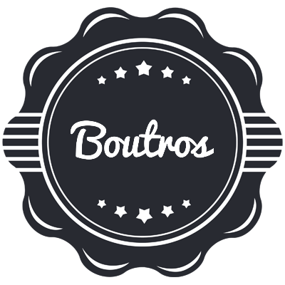 Boutros badge logo