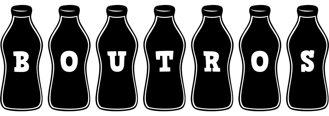 Boutros bottle logo