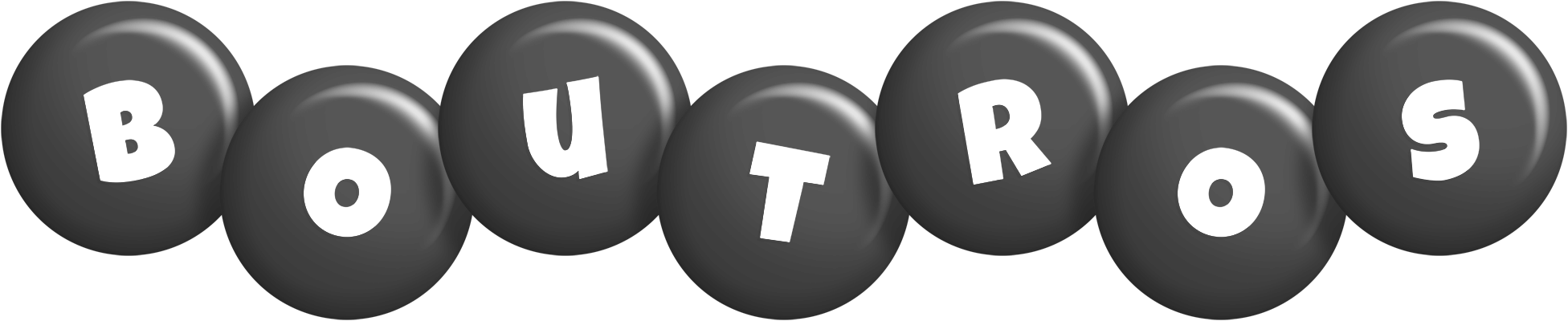 Boutros candy-black logo