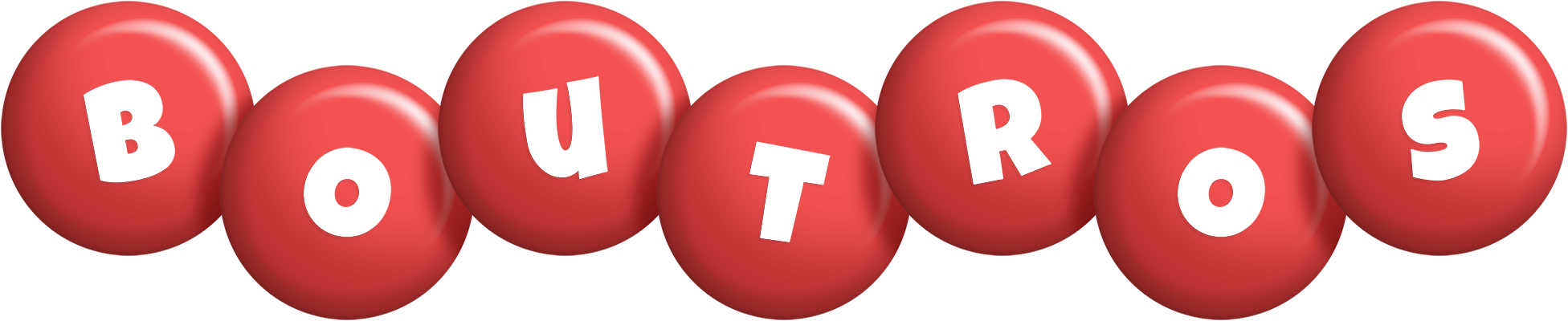 Boutros candy-red logo