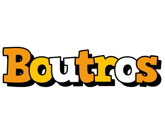 Boutros cartoon logo