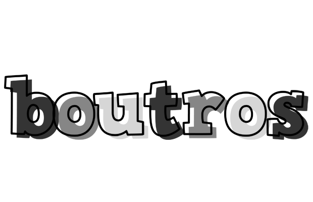 Boutros night logo