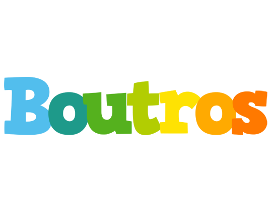 Boutros rainbows logo