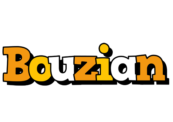 Bouzian cartoon logo