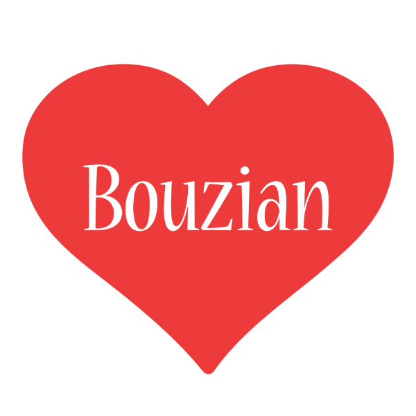 Bouzian love logo