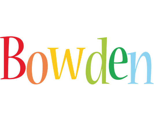 Bowden birthday logo