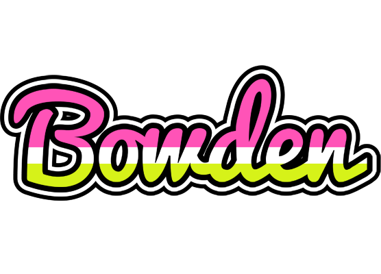 Bowden candies logo