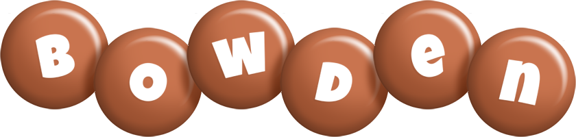 Bowden candy-brown logo