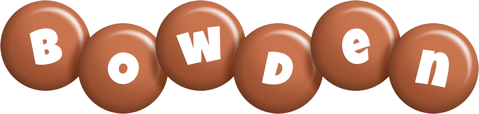 Bowden candy-brown logo