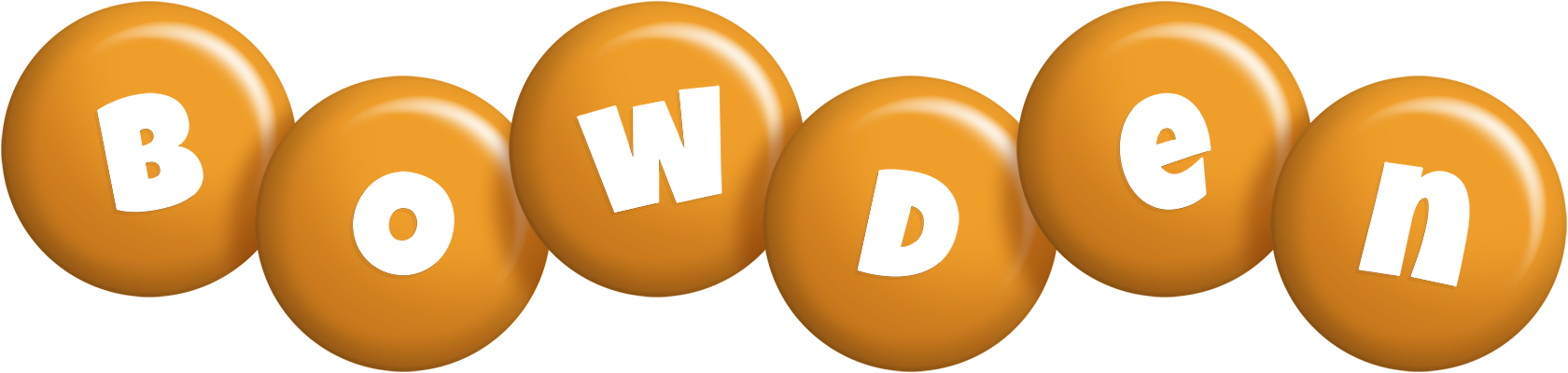 Bowden candy-orange logo