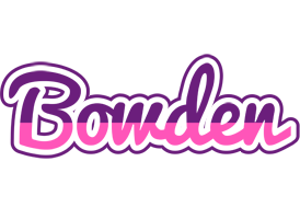 Bowden cheerful logo