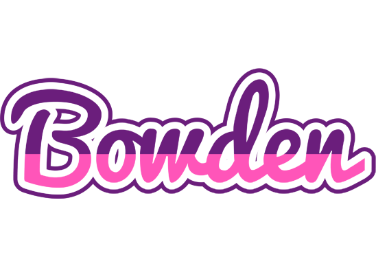 Bowden cheerful logo