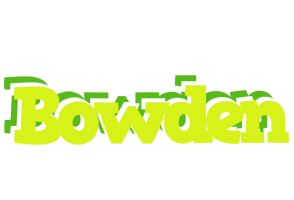 Bowden citrus logo