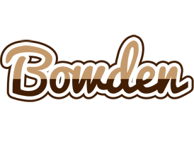 Bowden exclusive logo