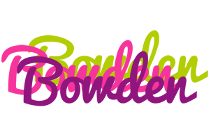 Bowden flowers logo