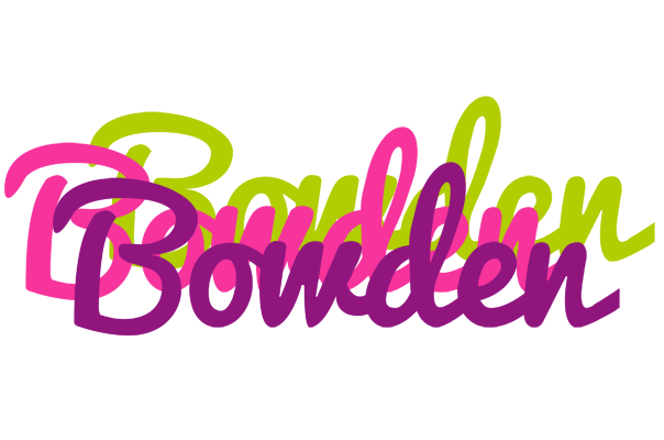 Bowden flowers logo