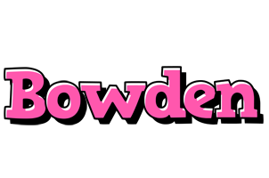 Bowden girlish logo