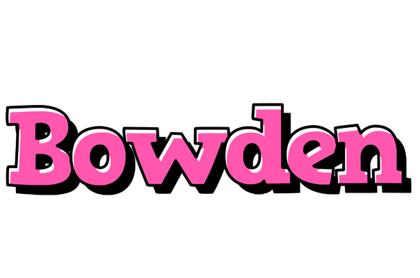 Bowden girlish logo