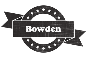 Bowden grunge logo