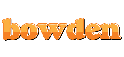 Bowden orange logo