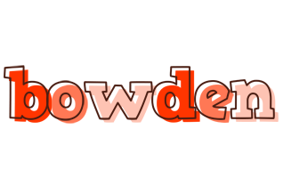 Bowden paint logo