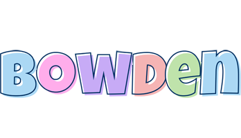 Bowden pastel logo