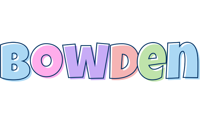 Bowden pastel logo