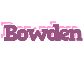 Bowden relaxing logo