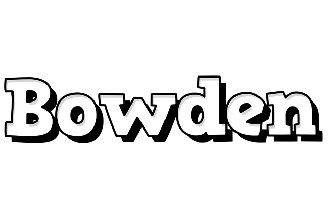 Bowden snowing logo