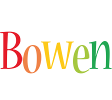 Bowen birthday logo