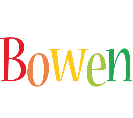 Bowen birthday logo