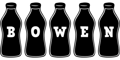 Bowen bottle logo