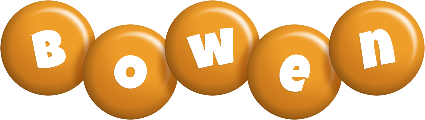 Bowen candy-orange logo
