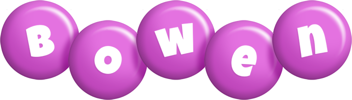 Bowen candy-purple logo