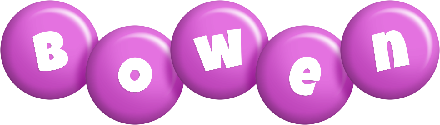 Bowen candy-purple logo