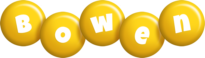 Bowen candy-yellow logo