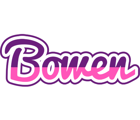 Bowen cheerful logo