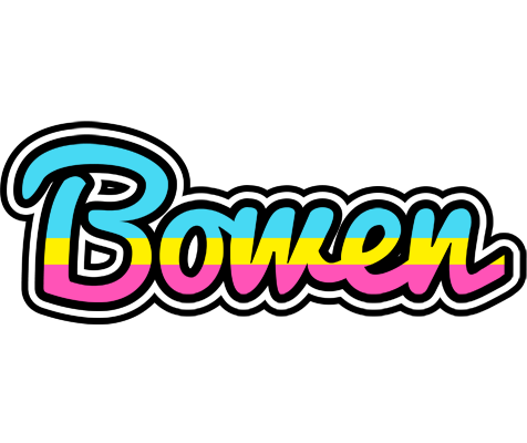 Bowen circus logo