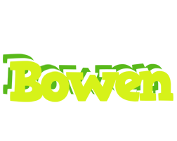 Bowen citrus logo