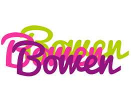 Bowen flowers logo