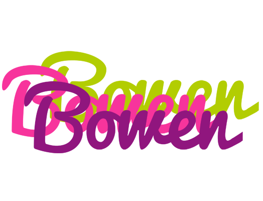 Bowen flowers logo