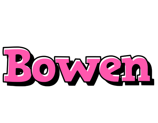 Bowen girlish logo