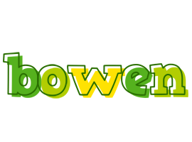 Bowen juice logo