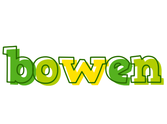 Bowen juice logo